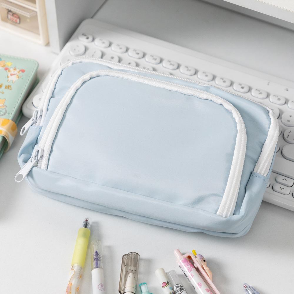 Multi Layer Pencil Case Large Capacity Kawaii Pen Box Cute Pen Holder Pouch for Students Back to School Stationery Supplies