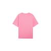 Li-Ning Sports Fashion Series Letter Print Casual Round Neck Short Sleeve T-Shirt Unisex Tops Dawn-Pink AHSSA33-13