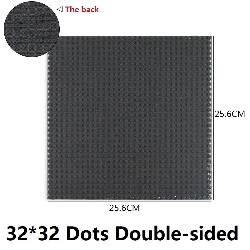 Single Double Sided Building Plates 32X32 16X16 16X32 Dots Diy Simulated Scene Building Block Base Compatible With Major Brands