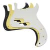 1 pièce Pickguard de Guitare Métal Pickguard de Guitare Électrique Plaque Anti-Rayures Pour Precision Bass PB Partie de Guitare Basse 13 Trous