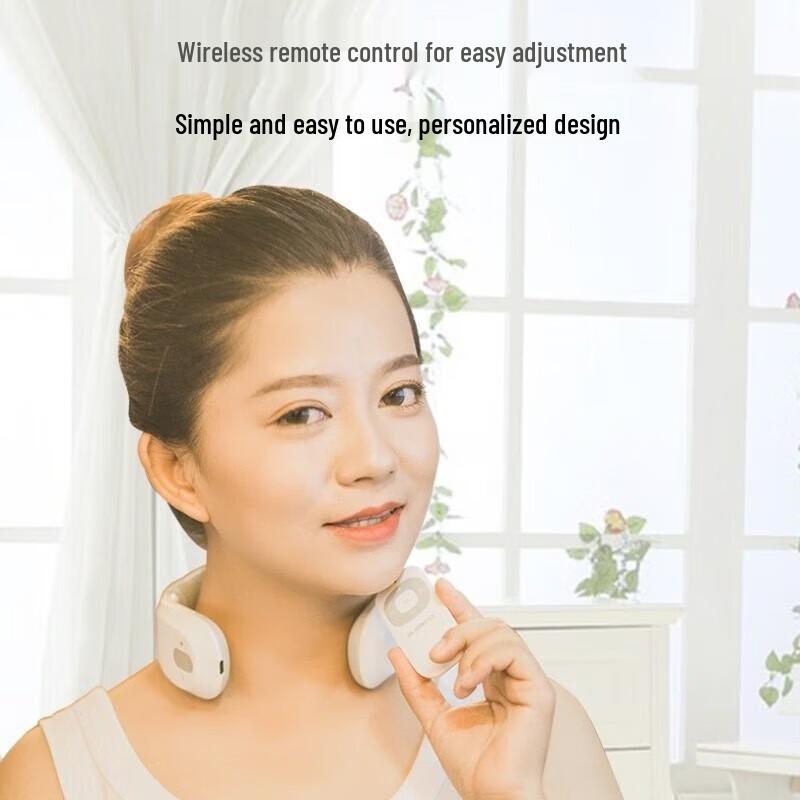 Smart Pulse Neck Massager with Hot Compress CN Plug (adapter Included)