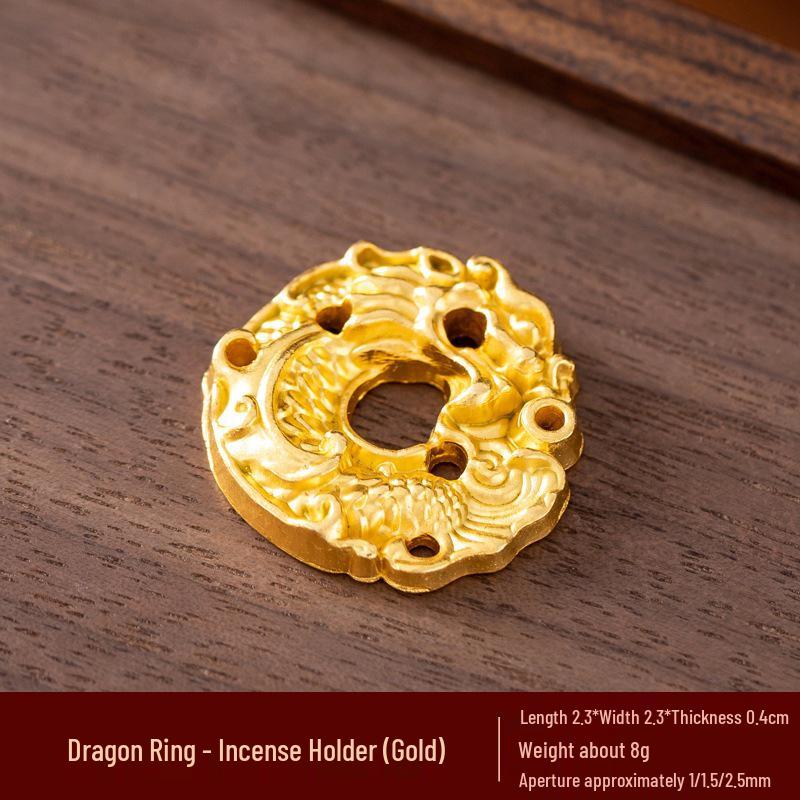 Kodo Multi-Hole Gourd & Water Drop Incense Holders: Turtle, Zen Lotus, Dragon Soaring Designs