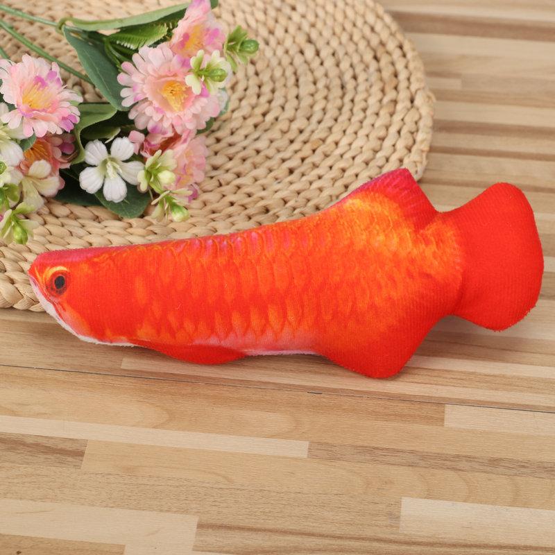 Catnip Fish Teasing Cat Toy Teasing Cat Stick Teeth Grinding Kitten Self pleasure Soothing Doll Doll Puppets Supplies