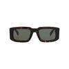 Philipp Plein Square Frame Acetate Sunglasses Havana Havana Green