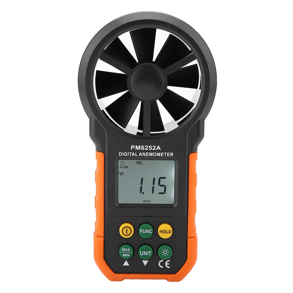 PEAKMETER PM6252A Digital Wind Speed Meter Air Volume Measuring Anemometer