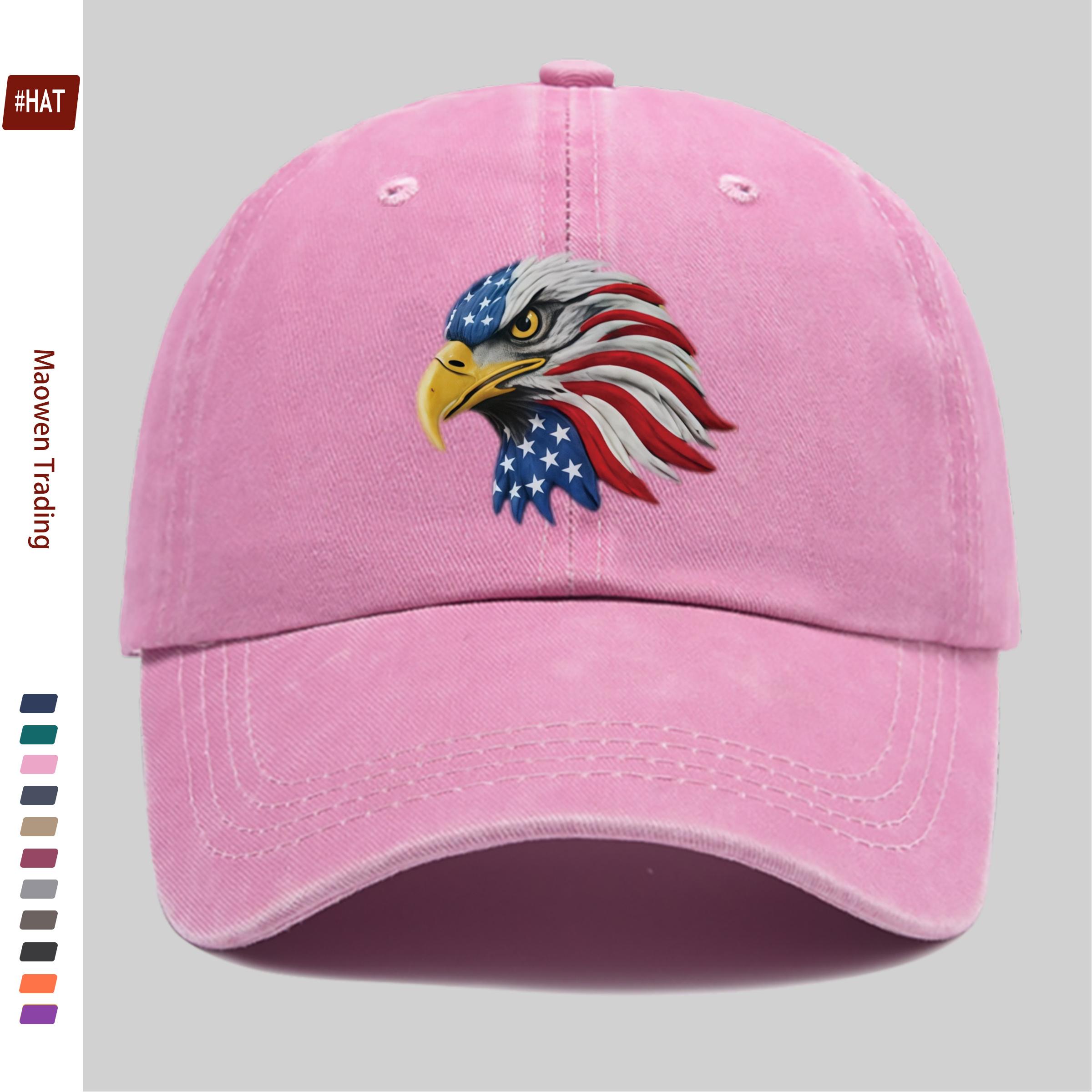pc American Founding Th Anniversary Commemorative Eagle And Stars And Stripes Printed Baseball Cap Independence Day Celebra 1pc