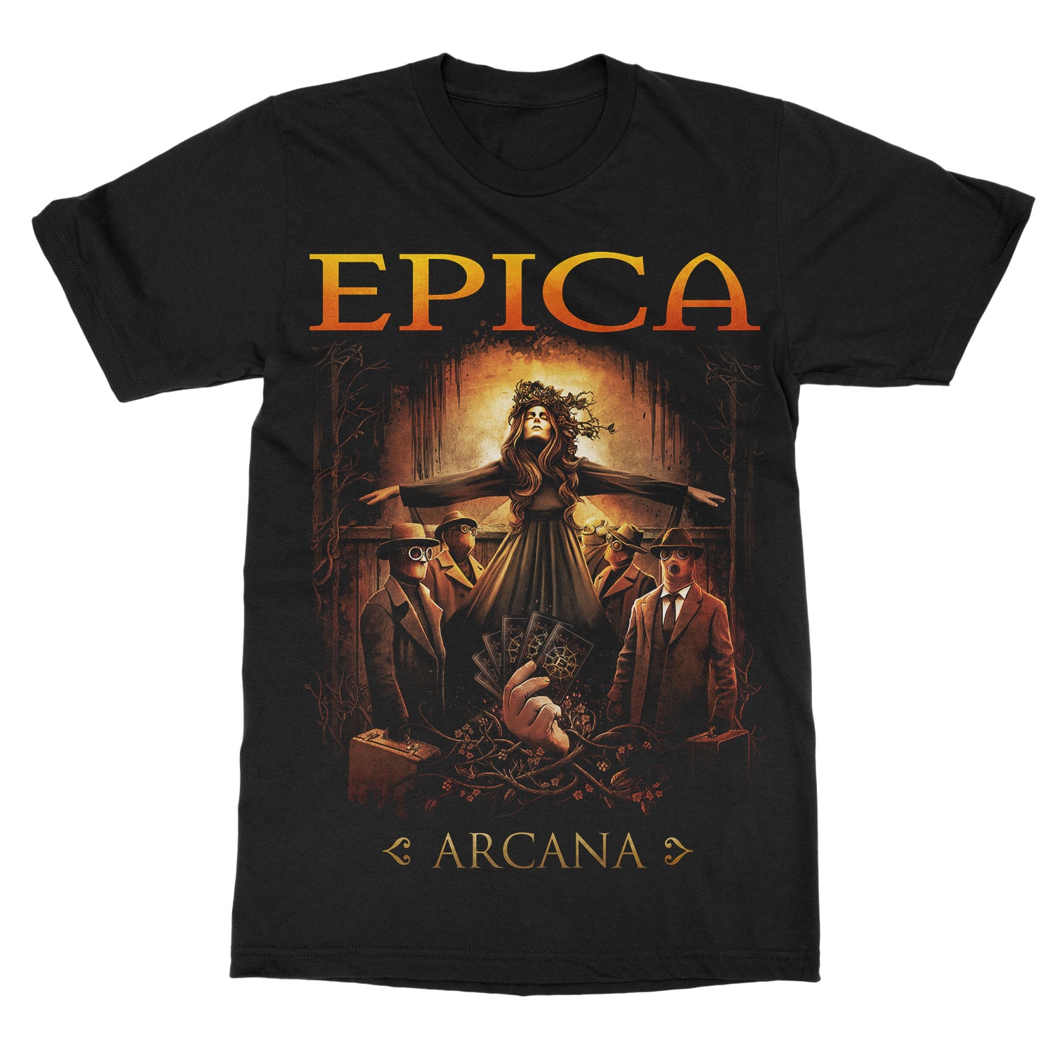 

Epica ASPIRAL SOCCER JERSEY Band TShirt Cotton Graphic Tee Unisex Women Summer Streetwear Top S