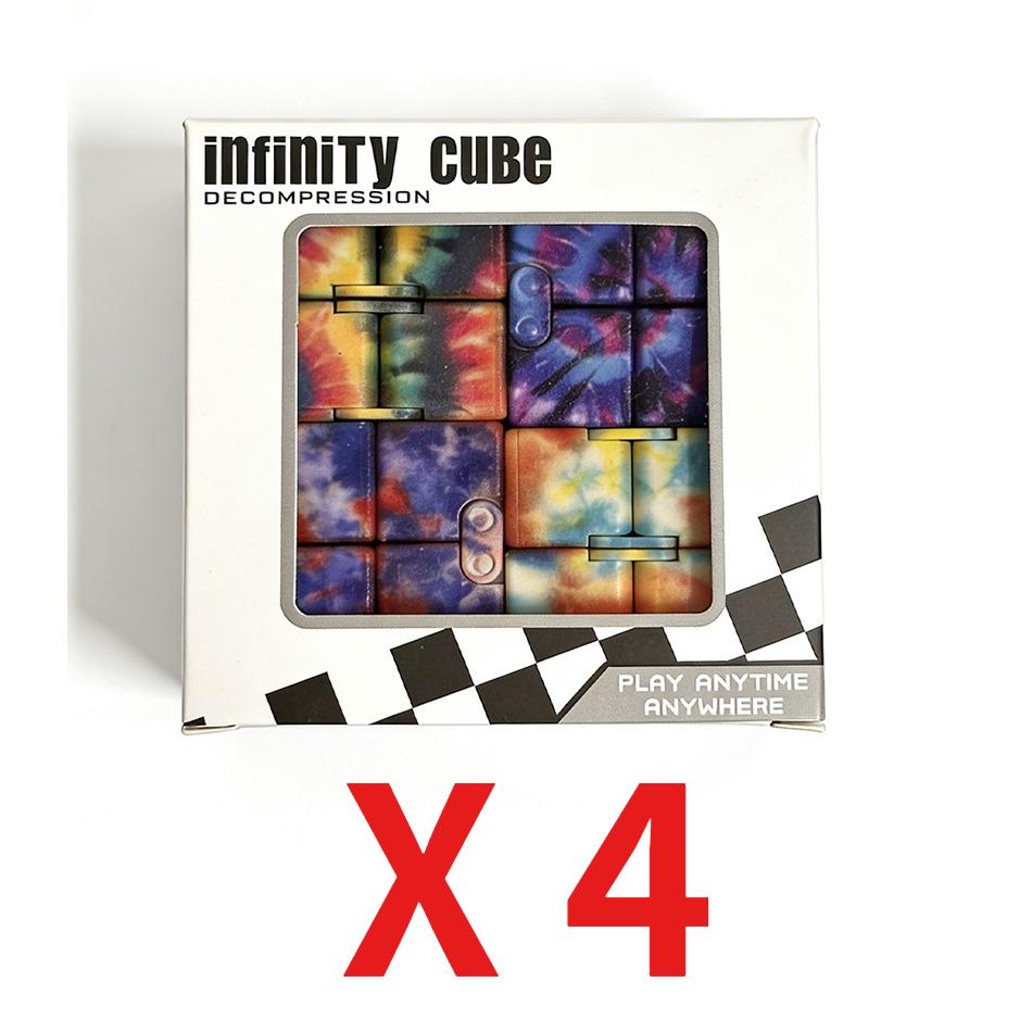 Children Adult Decompression Toy Stress Relief Cube Fidget Toys Relieve Stress Funny Hand Game Puzzle Infinity Magic Cube Square