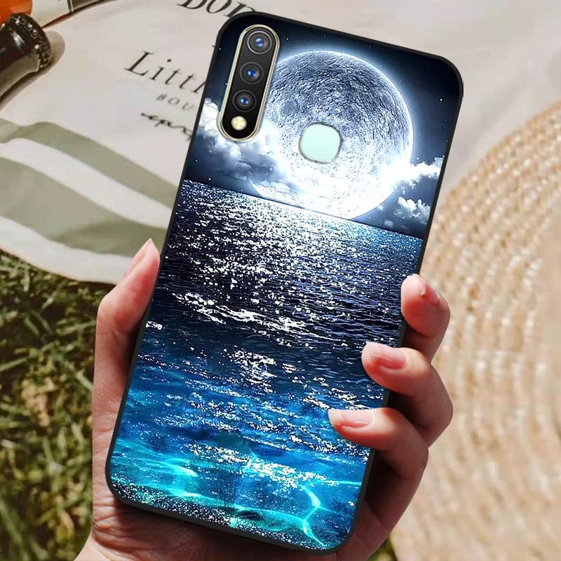 For Vivo Y19 Case Silicone Cover For Vivo 1915 Y19 Y 19 Case 6.53'' Soft TPU Silicon Phone Back Protective Bumper Shells Coque