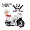 Nowe klocki budowlane Wolverine Deadpool Mini figurki akcji