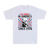 No Kings In America Since 1776 Distressed US Flag 4th of July Men's T-Shirt Unisex T-Shirt