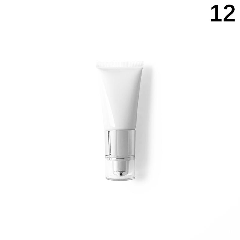 Białe 30G Kosmetyczne Miękkie Tubki Balsam Krem do Rąk Szampon Pojemnik na Płyn Tubka Pusta Butelka Przenośna Podróżna Butelka na Szampon