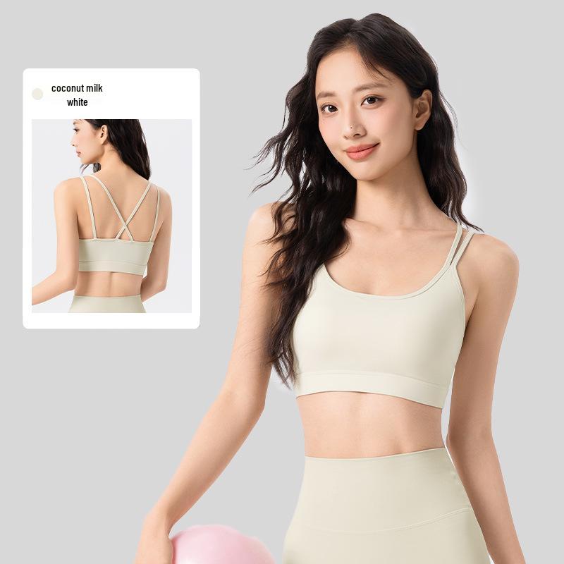 Women's Backless U-Shaped Camisole: Breathable Yoga & Running Vest Cover-up