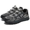 New FILA TREK Abrasion Resistant, Breathable, Lightweight Low Top Chunky Sneakers Men's Black F12M422115FBD