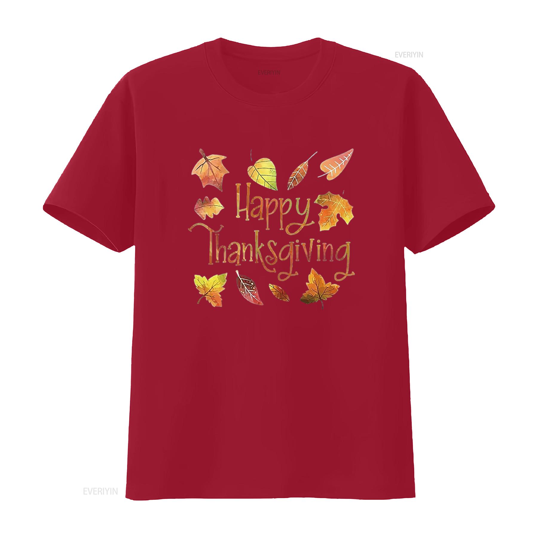 Happy Thanksgiving Fall Leaves In Autumn Women S Plus Size T Shirt Black vintage Washed Slightly Soft Stylish Stretched S
