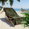 Leopard Print Beach Towel, Large Soft Quick Dry Towel for Beach Camping Swimming