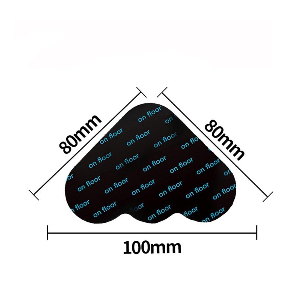 4Pcs Traceless Rug Corner Gripper Strong Adhesive Self Adhesive Rug Stickers Mat Fastener  Carpet