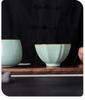 Sky Blue Ru Porcelain Gongfu Tea Master Cup - Personal Tea Tasting Set