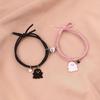 Halloween Cartoon Ghost Pendant Braided Bracelet Gifts Friendship Jewelry