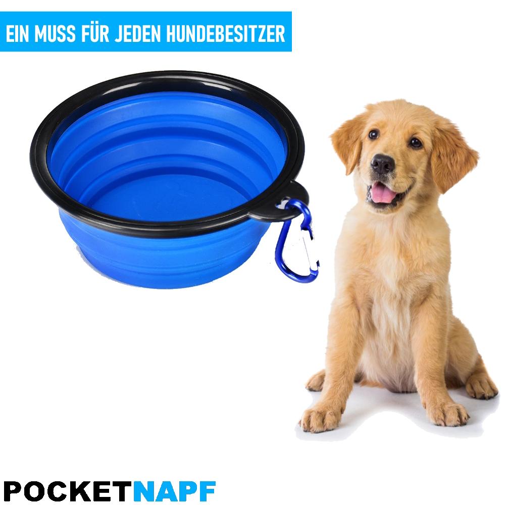 POCKET BOWLS Foldable Dog Bowl Drinking Bowl Travel Bowl Silicone Food Bowl Foldable