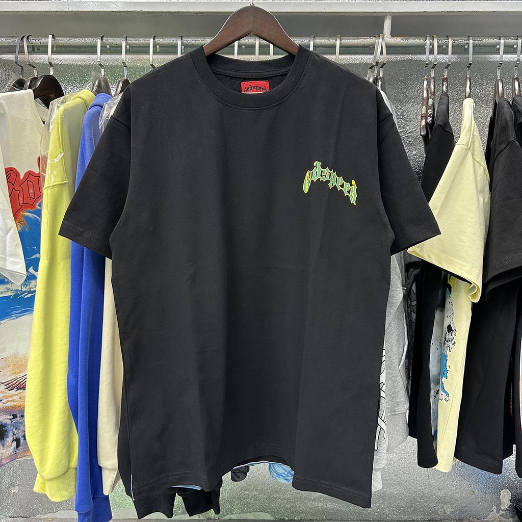 Godspeed American High Street Loose Teen Couple Crew Neck Pullover Casual Commuter Ins Short Sleeves
