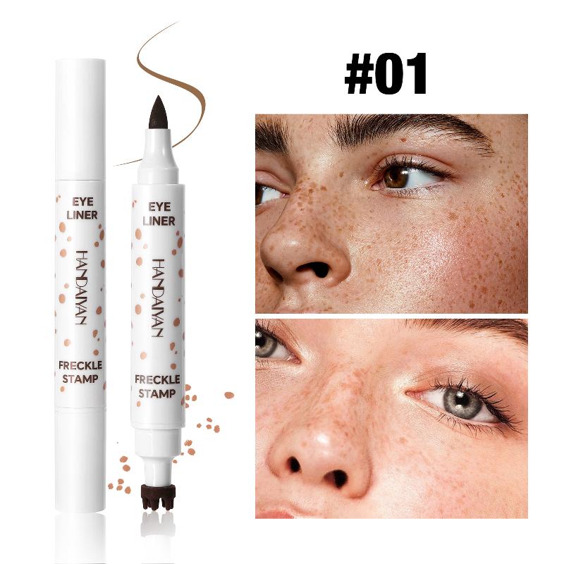 1PC Gesicht gefälschte Sommersprossen Stift natürlich wasserdicht lebensechte gefälschte Sommersprossen Stift für lang anhaltenden Look Dot Spot Pen Makep Tool Kosmetik