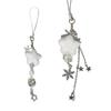 Flocking Snowflake Star Phone Pendant Soft Phone Jewelry Delicate Phone Strap Stylish Phone Decoration for Any Occasion