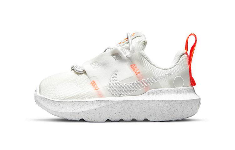 

Nike Crater Impact Low top Toddler Shoes White Orange Infant And Toddler DB3553-100 27