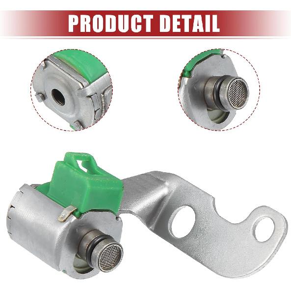 ACROPIX Transmission Shift Solenoid Replacement Fit for Toyota Corolla - Pack of 1 Silver Tone Green