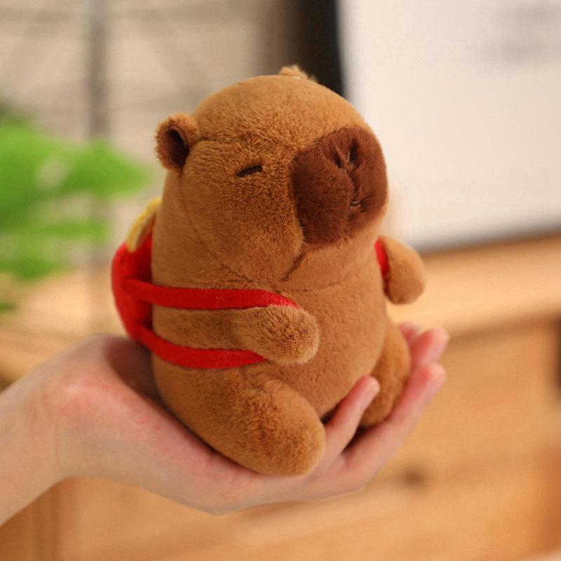 

Capybara Pendant Plush Toy - 8 Claw Machine Figure, Wedding Gift 12 cm (0.06 kg)