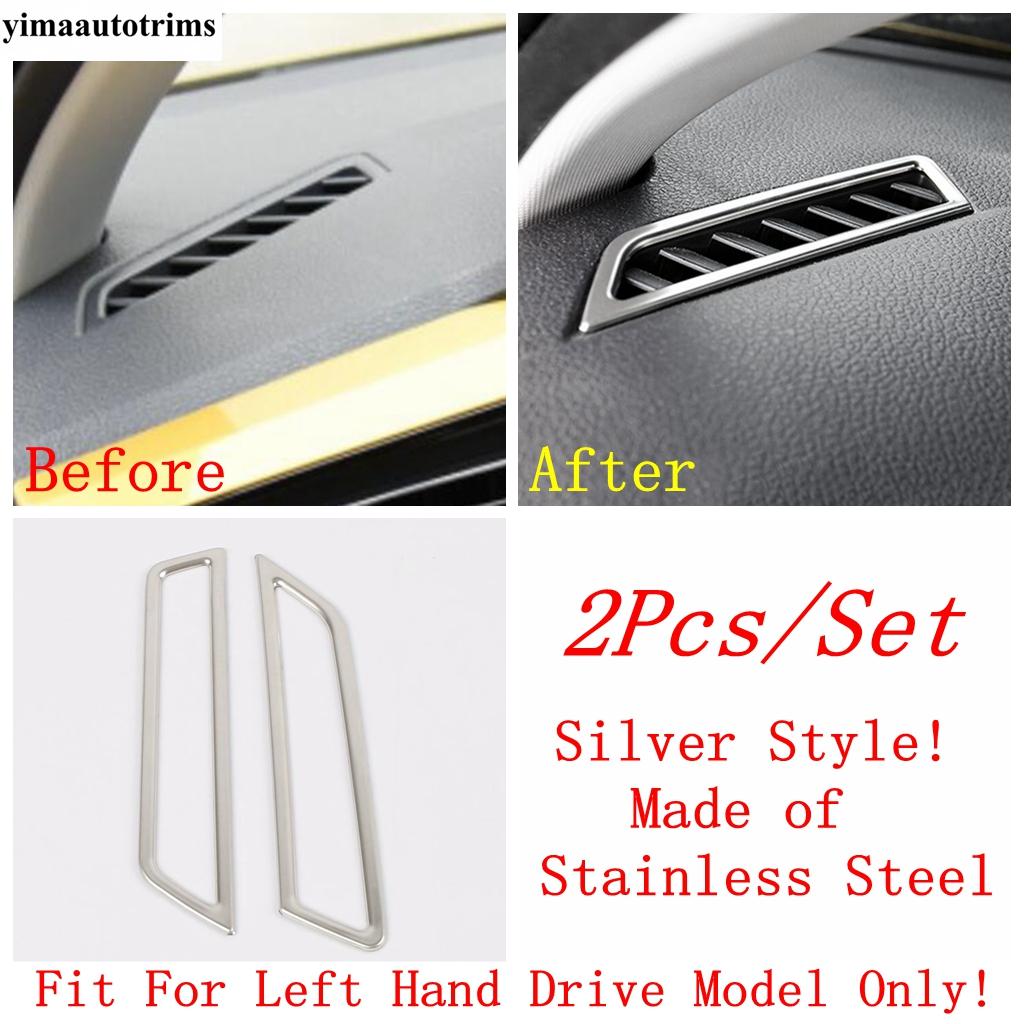 Head Lamp Button / Warning Light / Air AC Outlet Vent Cover Trim For VW Volkswagen Polo  -  Stainless Steel Accessories