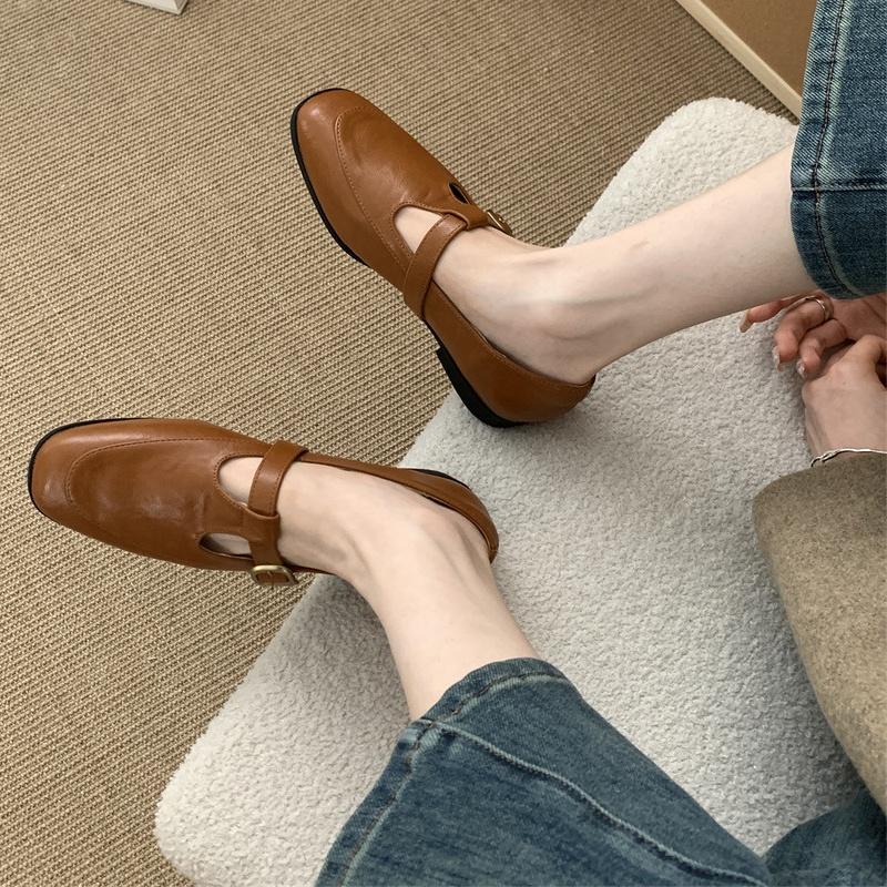 Fashion 2025 New Fashion Women Loafers Mary Jane Spring Autumn Breathable Flat Shoes Casual Comfortable Soft Shoes Elegant Dress Flats