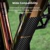 Carbon Fiber Look Bicycle Frame Sticker Water Resistant Frame Guard Patch  Road Bikes