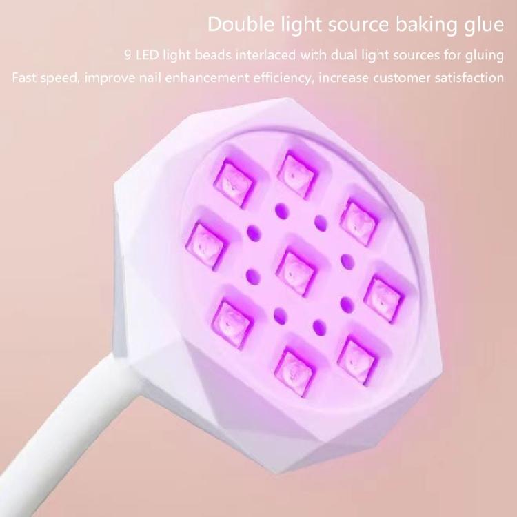 LED UV Nail Lamp Hands Free Light Rotatable Nail Dryer Quick Drying Nail Polish