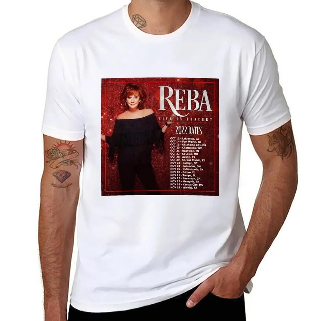 Reba Tour 2022 - 2023 Locations and Dates T-Shirt tees Aesthetic clothing mens t shirts casual stylish