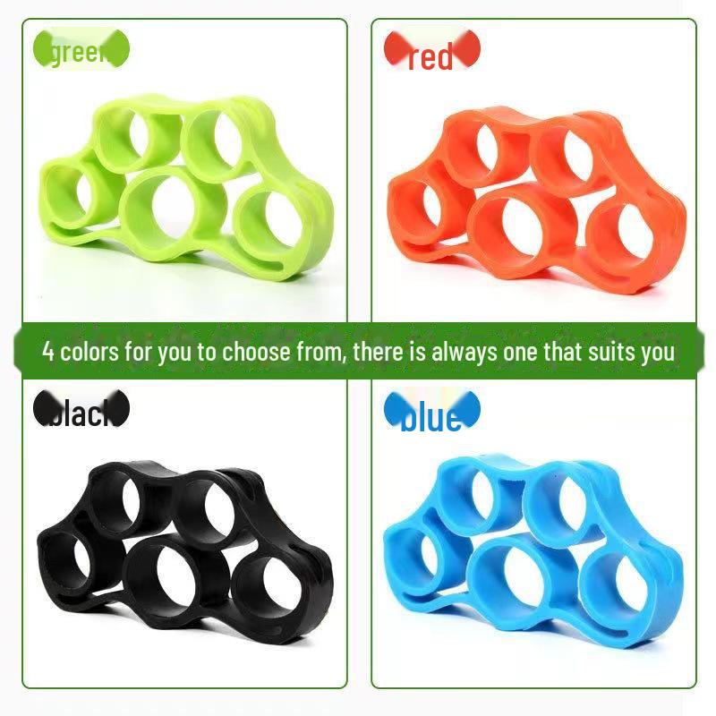 

Силиконовый захват для пальцев для реабилитации пальцев и обучения игре на фортепиано/гитаре Random color [mixed color]