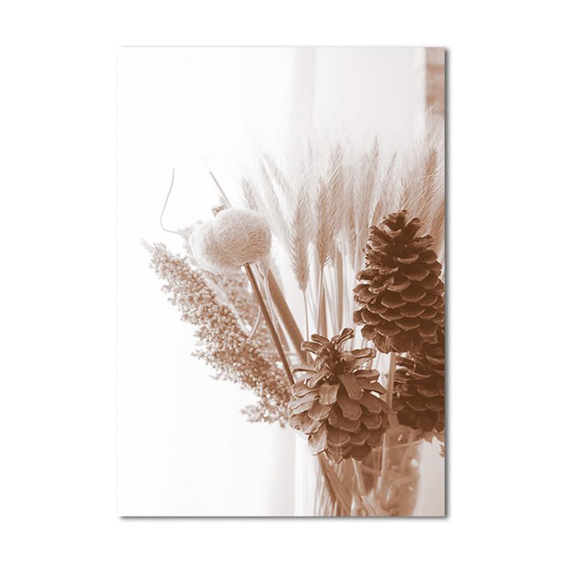 Scandinavian Nature Landscape Bird Canvas Painting Flower Grass Wall Art Print Poster Nordic Modern Image Home Decor Unframed