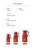 Year of the Horse 2026 Large Capacity Red Thermos Kettle with Glass Liner
