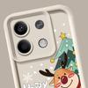 Für Xiaomi 13t Poco F6 X5 X6 Pro Redmi Note 13 12 11 10 Pro Weihnachtselchmuster Bonbonfarbener Linsenschutz Weiche Silikonabdeckung