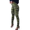 Women Elastic Waist Tight Pants High Waist Trousers Casual Pants Skinny Pants
