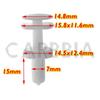 For Chevy Truck Door Panel Clips Retainer Fastener 50 Pcs Nylon for GMC Yukon