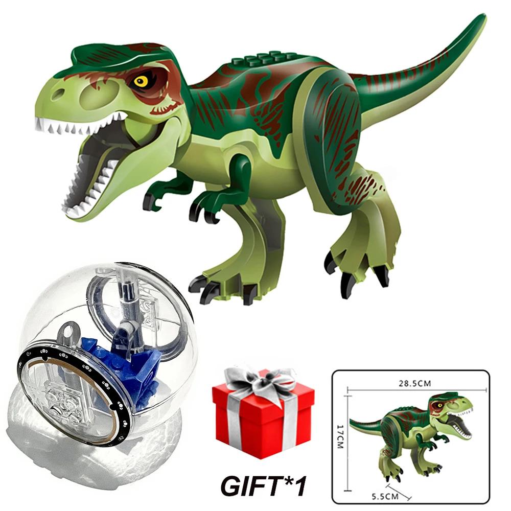 

Світ Юрського періоду Будівельні блоки Фігурки динозаврів Цеглинки З Гіросферою для втечі Тиранозавр Індомінус I-Rex Збірка Дитячі іграшки