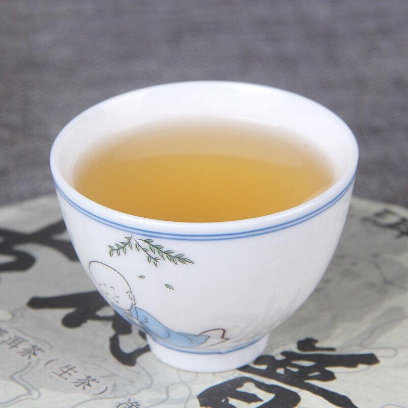 357g Yunnan Pu'er Raw Tea Seven Seed Cake Tea Leaves Lincang Iceland Gold Leaf