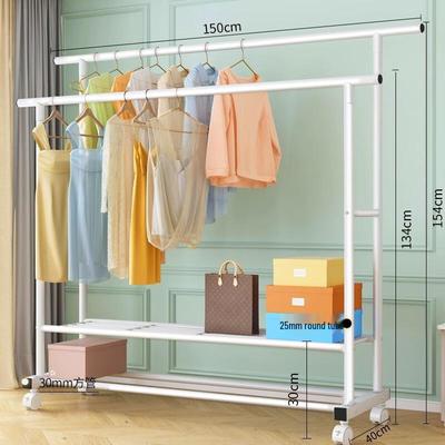 ZISIZ Floor-Standing Clothes Garment Rack