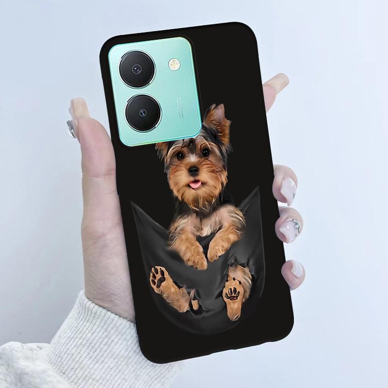 For Vivo Y27s Case Vivo Y36 Russian Cover Beautiful Butterfly Flower Girls Design Bumper Shell For Vivo V2247 V2322 Back Housing