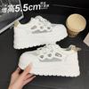 Platform women's shoes spring and summer 2025 new mesh light breathable small sports casual white shoes fashionable versatile