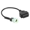 6 Pin - 16 Pin Adaptör Kablosu OBD2 Motor Arıza Teşhis ve Dedektörü Motosikletler için Uygun
