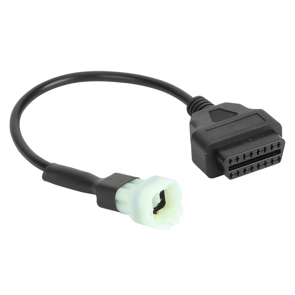 6 Pin - 16 Pin Adaptör Kablosu OBD2 Motor Arıza Teşhis ve Dedektörü Motosikletler için Uygun