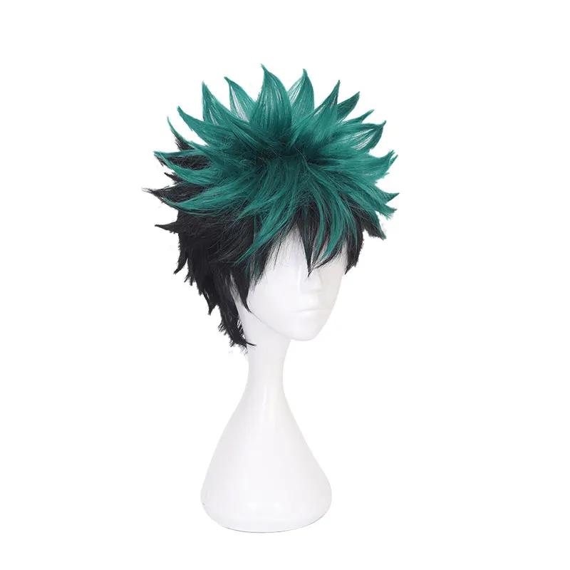 Meine Academia Cosplay Perücke Izuku Midoriya Perücke Boku No Academia/Academy Cosplay Haare Izuku Midoriya Deku Perücke Haarnetz