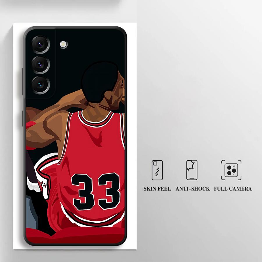 Basketball Players Cool Phone Case for Samsung Galaxy A53 A22 A52 A55 A56 A33 A54 A25 A23 A72 A24 A25 A35 A35 A32 A73 Soft Cover
